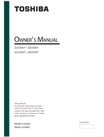 Toshiba 32V35KP 32E35KP 43V35KP 43E35KP ES-A21080Z-1 (25 pages) TV Operating Manual