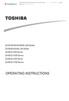 Toshiba 32W2863DA (36 pages) TV Operating Manual