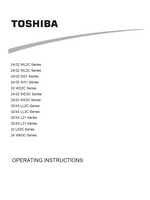 Toshiba 32WL2C Series (50 pages) TV Operating Manual