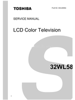 Toshiba 030-200504 (112 pages) TV Service Manual