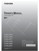 Toshiba 32WL68A 32WL68E 32WL68T 37WL68A 37WL68E 37WL68T (32 pages) TV Operating Manual
