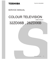Toshiba 030-200005 32ZD06B 28ZD06B (115 pages) TV Service Manuals Toshiba 030-200005 32ZD06B 28ZD06B (115 pages) TV Service Manuals