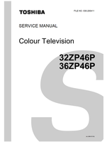 Toshiba 030-200411 32ZP46P 36ZP46P (59 pages) TV Service Manuals Toshiba 030-200411 32ZP46P 36ZP46P (59 pages) TV Service Manuals