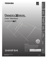 Toshiba 34HF84 23566340 (64 pages) TV Operating Manuals Toshiba 34HF84 23566340 (64 pages) TV Operating Manuals