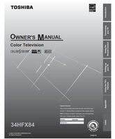 Toshiba 34HFX84 23566372 (68 pages) TV Operating Manual