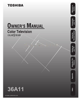 Toshiba 36A11 (44 pages) TV Operating Manual