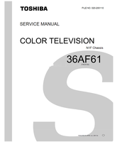 Toshiba 020-200110 36AF61 (42 pages) TV Service Manuals Toshiba 020-200110 36AF61 (42 pages) TV Service Manuals