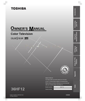 Toshiba 36HF12 23565684 (54 pages) TV Operating Manual