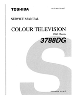 Toshiba 3788DG (71 pages) TV Service Manual