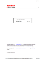 Toshiba 37HLC56 (134 pages) TV Service Manual
