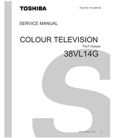 Toshiba 010-200102 38VL14G (54 pages) TV Service Manuals Toshiba 010-200102 38VL14G (54 pages) TV Service Manuals