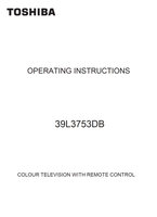 Toshiba 39L3753DB (36 pages) TV Operating Manuals Toshiba 39L3753DB (36 pages) TV Operating Manuals