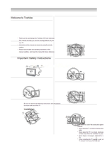 Toshiba 40CV550A (40 pages) TV Operating Manual