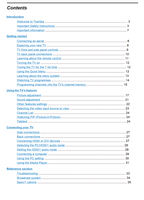 Toshiba 40CV600E 40CV600T 40CV600Y 42CV600E 42CV600T VX1A001481A0 (36 pages) TV Operating Manual