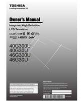 Toshiba 40G300U 40G30U 46G300U 46G30U HDA51D4003I (78 pages) TV Operating Manual