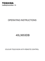 Toshiba 40L3653DB (16 pages) TV Operating Manuals Toshiba 40L3653DB (16 pages) TV Operating Manuals