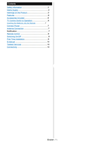 Toshiba 40L3653DB (16 pages) TV Operating Manual