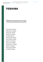 Toshiba LK3C63DA (52 pages) TV Operating Manual