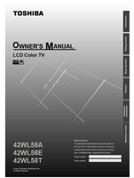 Toshiba 42WL58A 42WL58E 42WL58T (56 pages) TV Operating Manual