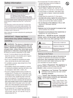 Toshiba UV2363DA (42 pages) TV Operating Manual
