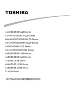 Toshiba 43 UK6B Series (42 pages) TV Operating Manual