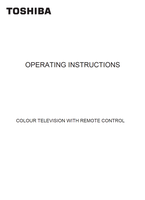 Toshiba 43L3663DG (34 pages) TV Operating Manual