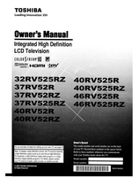 Toshiba 46RV525RZ (70 pages) TV Operating Manual
