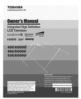 Toshiba 55UX600U (101 pages) TV Operating Manual
