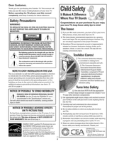 Toshiba COLORSTEAM 36A13 (35 pages) TV Operating Manual