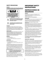 Toshiba COLORSTREAM 36A61 (40 pages) TV Operating Manual
