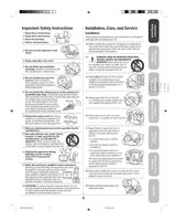 Toshiba 3R40121A (46 pages) TV Operating Manual
