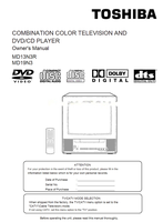 Toshiba MD13N3R MD19N3 (47 pages) TV/DVD Combo Operating Manual
