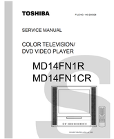 Toshiba MD14FN1R MD14FN1CR (68 pages) TV/DVD Combo Service Manual