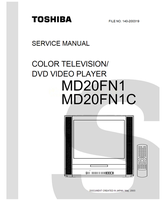 Toshiba MD20FN1 MD20FN1C (68 pages) TV/DVD Combo Service Manual