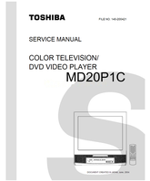 Toshiba MD20P1C (68 pages) TV/DVD Combo Service Manuals Toshiba MD20P1C (68 pages) TV/DVD Combo Service Manuals