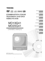 Toshiba MD20Q41 (52 pages) TV Operating Manual