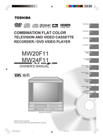 Toshiba MW20F11 MW24F11 5T40301A (68 pages) TV/DVD Combo Operating Manuals Toshiba MW20F11 MW24F11 5T40301A (68 pages) TV/DVD Combo Operating Manuals