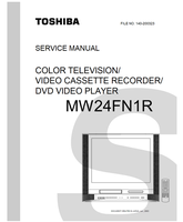 Toshiba MW24FN1R (103 pages) TV/DVD Combo Service Manuals Toshiba MW24FN1R (103 pages) TV/DVD Combo Service Manuals