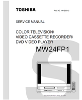 Toshiba MW24FP1 (103 pages) TV/DVD Combo Service Manual
