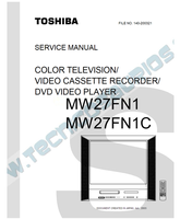 Toshiba MW27FN1 MW27FN1C (111 pages) TV/DVD Combo Service Manuals Toshiba MW27FN1 MW27FN1C (111 pages) TV/DVD Combo Service Manuals