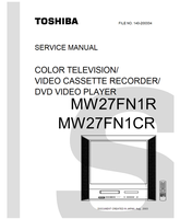 Toshiba MW27FN1R MW27FN1CR (130 pages) TV/DVD Combo Service Manuals Toshiba MW27FN1R MW27FN1CR (130 pages) TV/DVD Combo Service Manuals