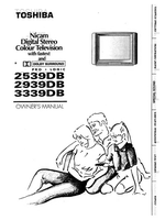 Toshiba 2539DB Z2939DB 3339DB (32 pages) TV Operating Manuals Toshiba 2539DB Z2939DB 3339DB (32 pages) TV Operating Manuals