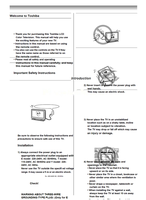 Toshiba 19AV550E 19AV550T 19AV550Y 26AV550E 26AV550T 26AV550Y (36 pages) TV Operating Manual