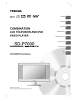 Toshiba SD-P7000 (54 pages) TV/DVD Combo Operating Manual