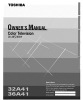 Toshiba STREAM 32A41 (35 pages) TV Operating Manual