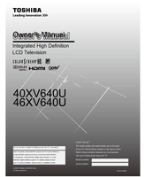 Toshiba 40XV640U 46XV640U HDA51T4000I (62 pages) TV Operating Manual