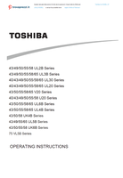 Toshiba UL2163DBL (42 pages) TV Operating Manual