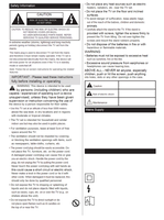 Toshiba UL2163DBL (42 pages) TV Operating Manual