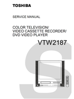 Toshiba VTW2187 (101 pages) TV/DVD Combo Service Manuals Toshiba VTW2187 (101 pages) TV/DVD Combo Service Manuals