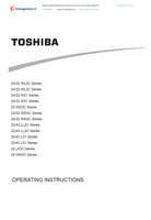 Toshiba WK3C63DA (50 pages) TV Operating Manual